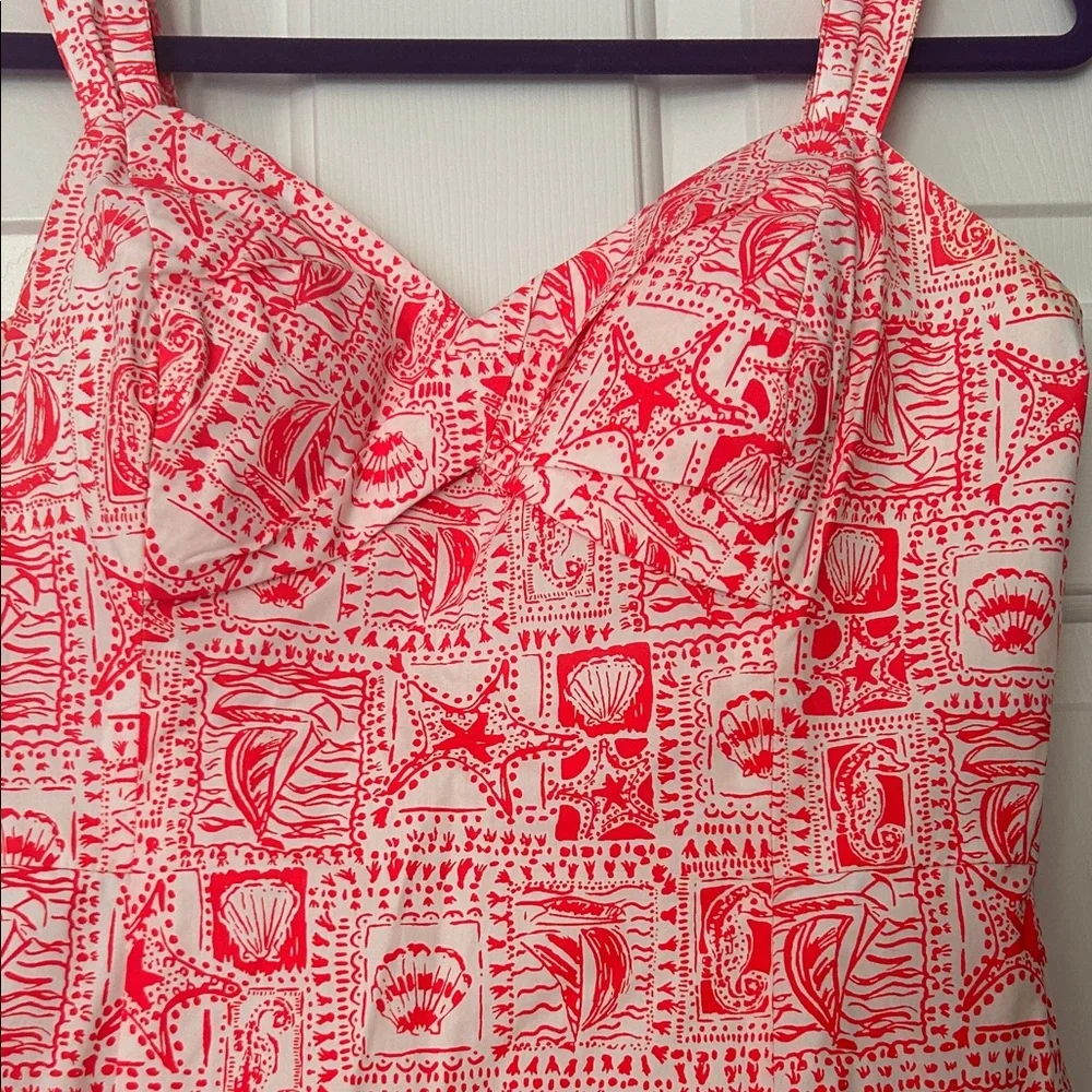 Lilly Pulitzer Red and White Dress - Picture 6 of 6